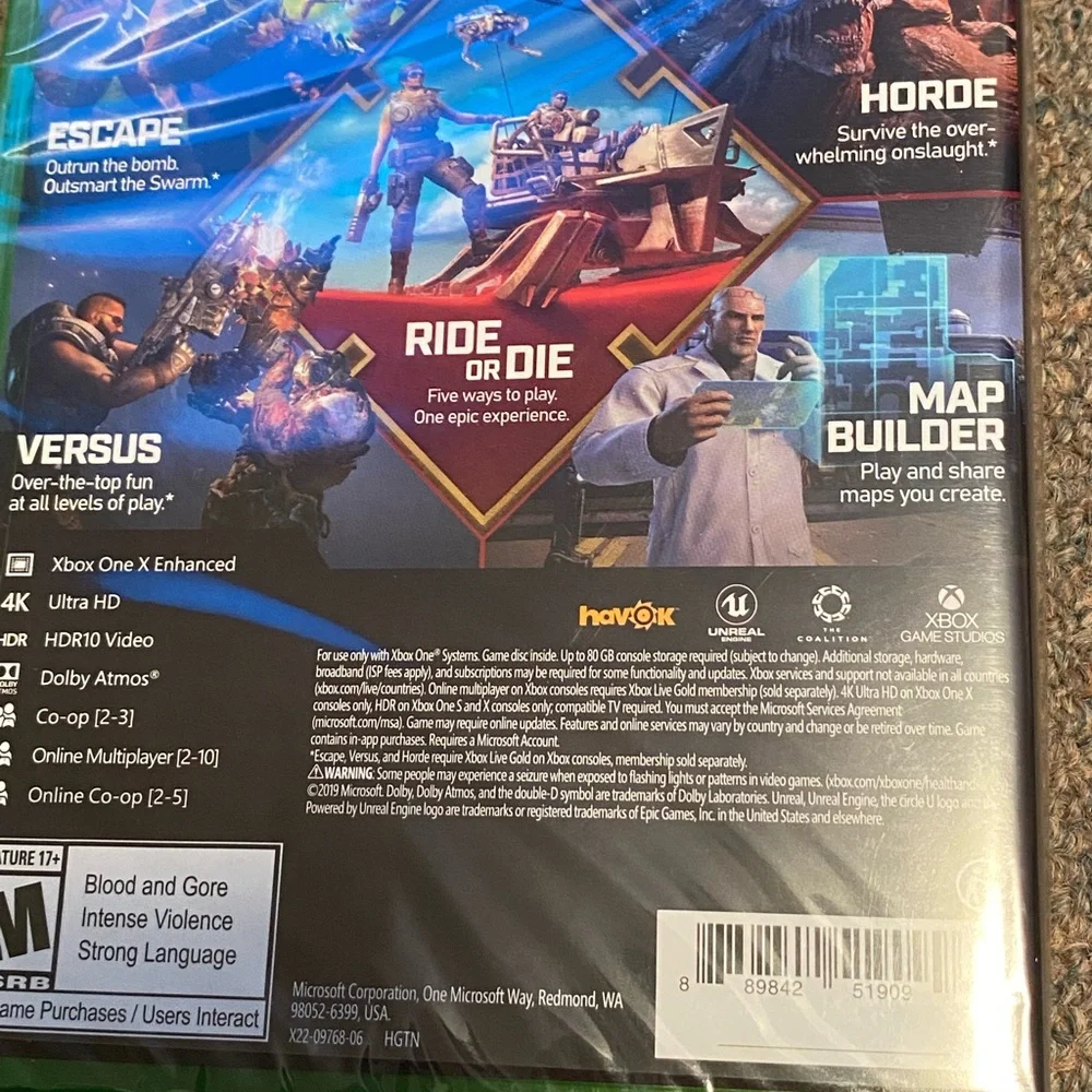 Gears 5 Standard Edition for Microsoft's Xbox One (XBO) & Series X (XBX)